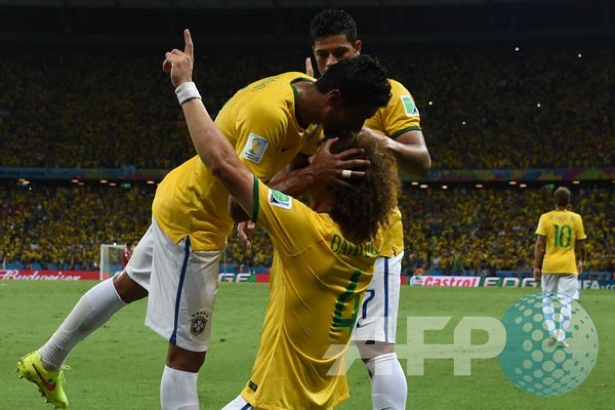 David Luiz Sang "Man Of The Match" Kontra Kolombia