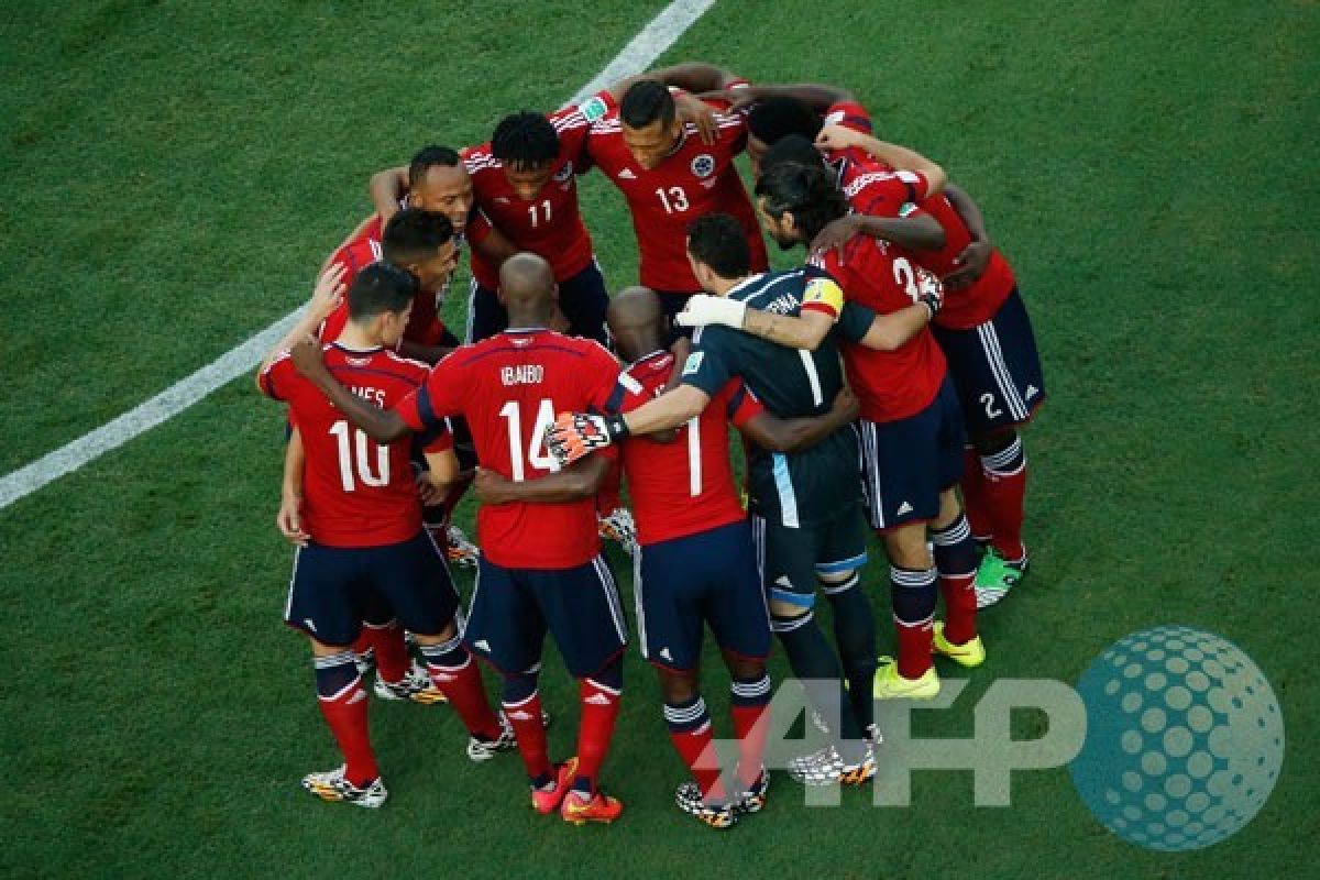 Ribuan Orang Sambut Timnas Kolombia