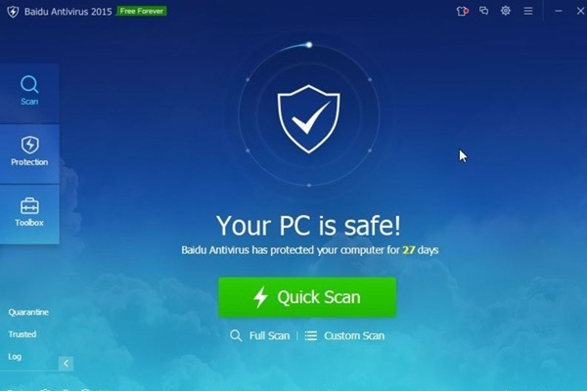 Baidu Antivirus Versi 5.0 Gratis Unduh