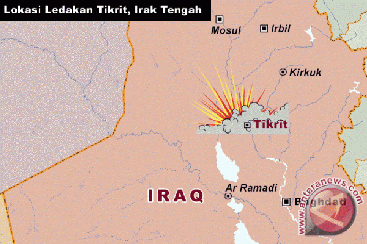 Tikrit Diserbu Tentara Irak, 28.000 Warga Kabur