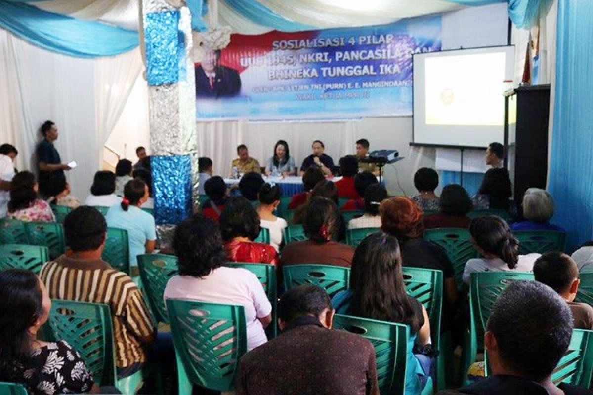 Mangindaan sosialisasi pilar kebangsaan diManado