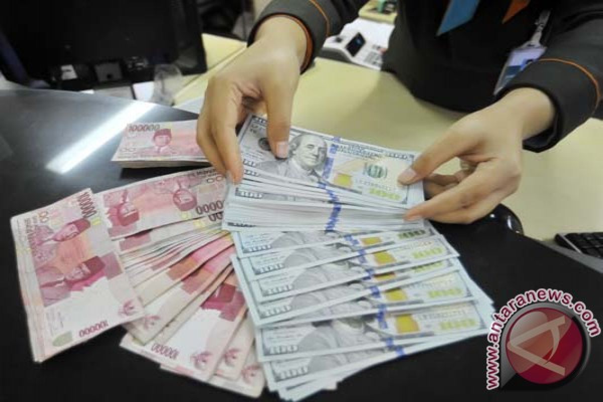 Rupiah Selasa pagi turun enam poin