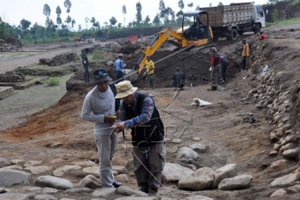 Ditemukan Pematang di Situs Liyangan