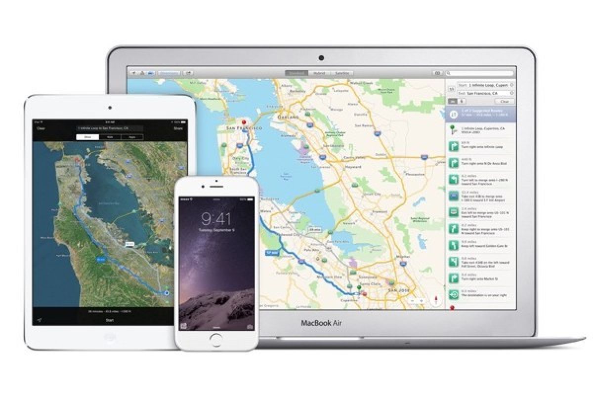 Apple Kembangkan Database Pemetaan
