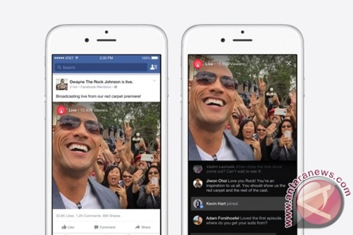 Facebook Perkenalkan Fitur Siaran Video Langsung untuk Selebriti