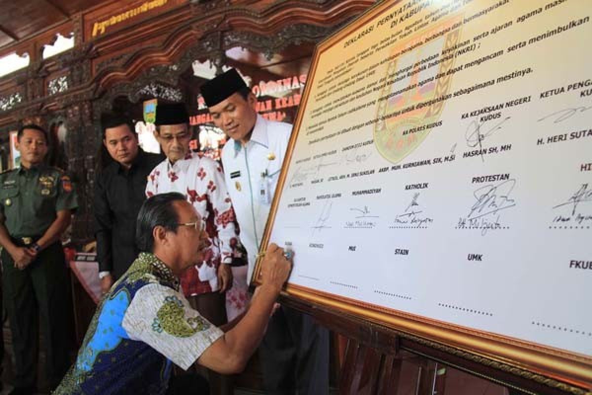 Religious Leaders in Kudus Declare Interfaith Harmony