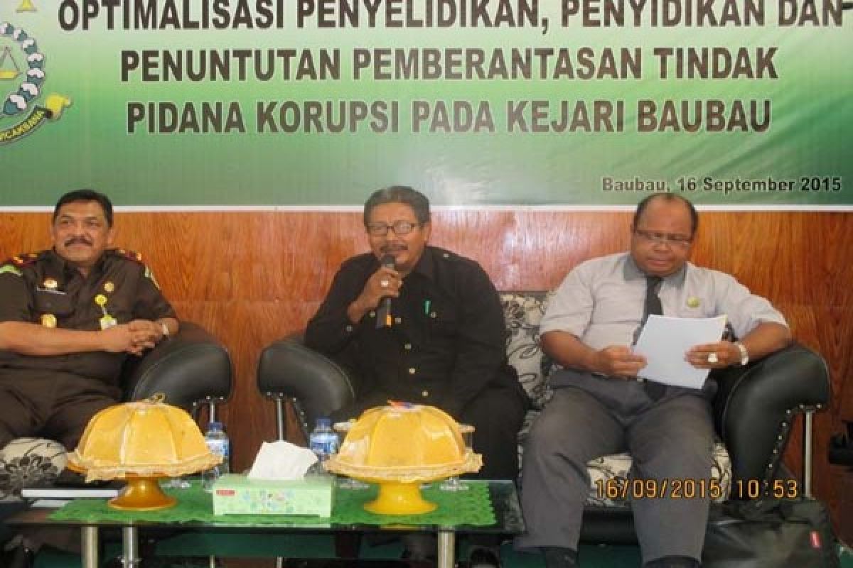 Kejaksaan Negeri Baubau Gelar Pers Gahtering