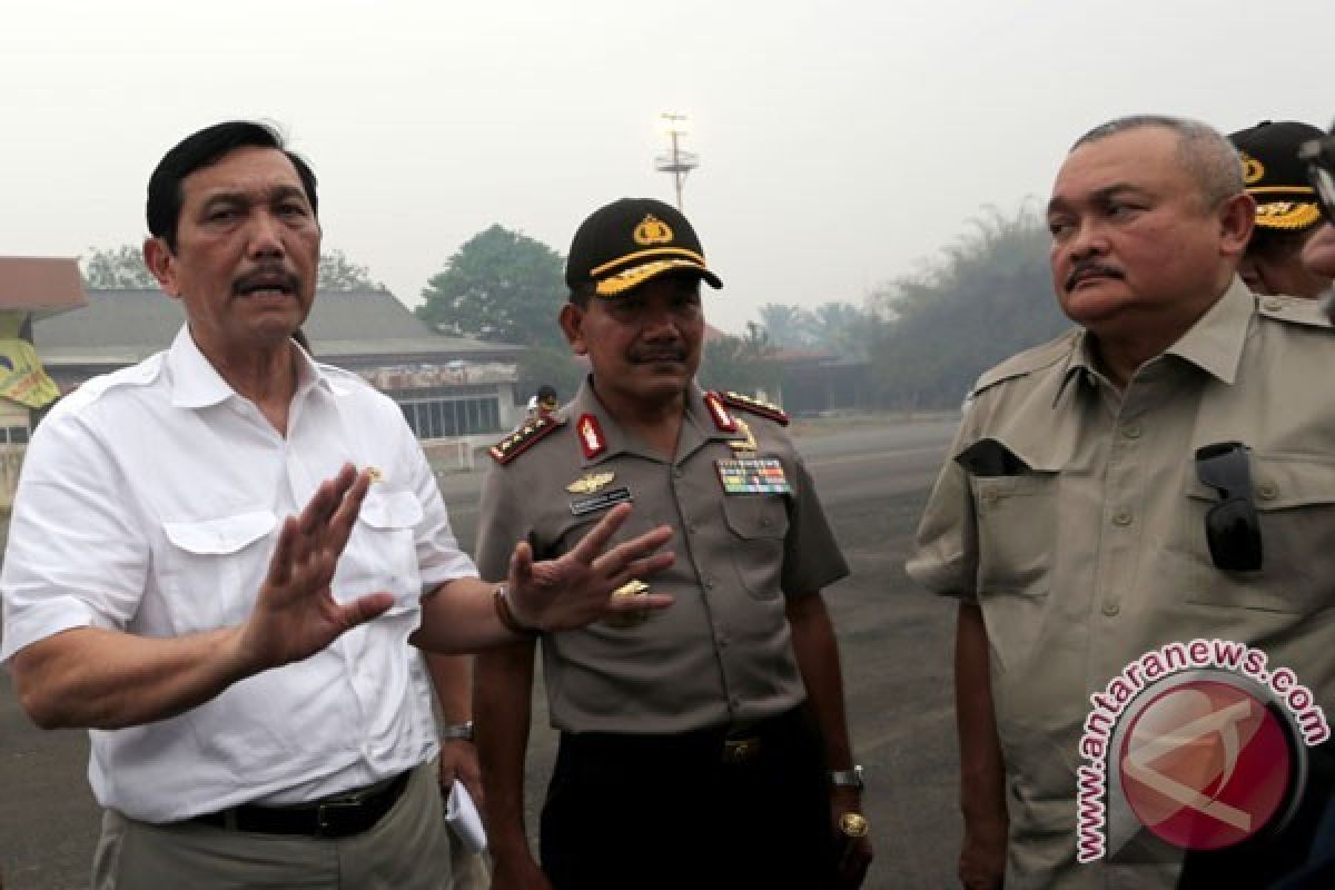 Luhut: Kebakaran Bisa Dipadamkan namun Suit Tuntas dalam Waktu DEkat