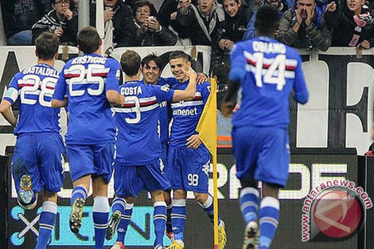 Sampdoria Cukur Hellas Verona 4-1