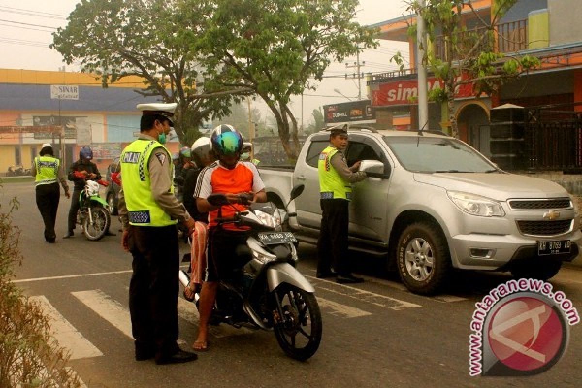 259 Kendaraan Di Buntok Terjaring Razia