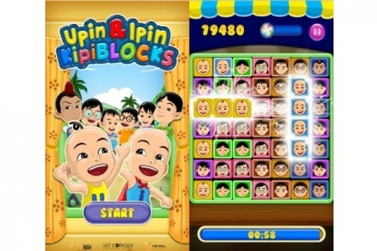 Pengembang Indonesia Buat Game Upin & Ipin KipiBlocks