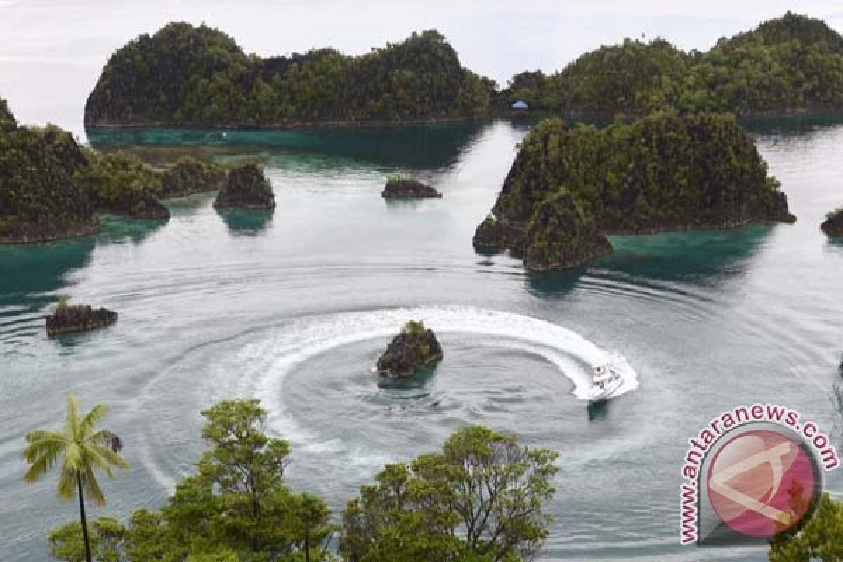 Presiden Kunjungi Teluk Pianemo di Raja Ampat