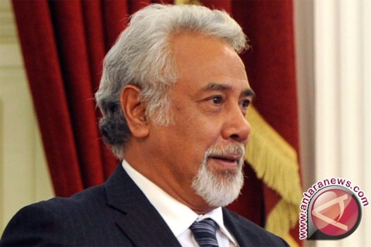 Xanana Gusmao mengirimkan karangan bunga ke kediaman BJ Habibie