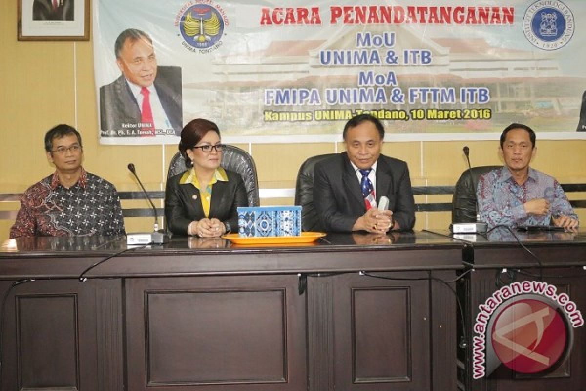 Unima-ITB Tandatangani Mou Tingkatkan Sumberdaya Pertambangan 