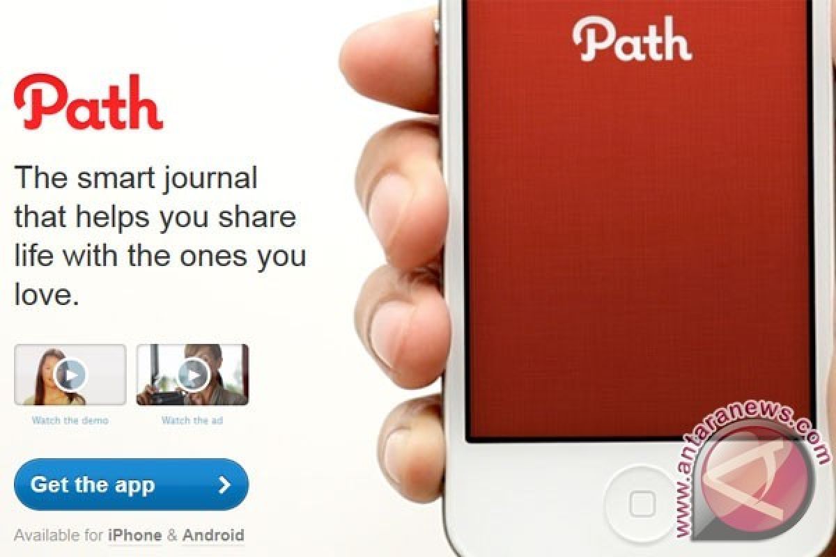 Fitur Terbaru Path bisa "Mention" Teman dalam Percakapan