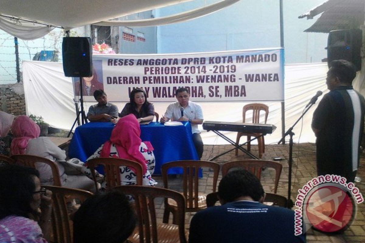 Reses Legislator Lily Walandha "banjir" keluhan bencana 