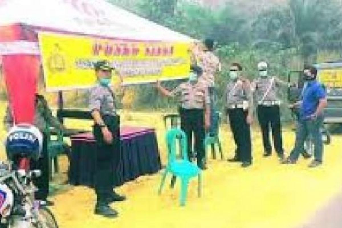 Antisipasi Tak Terulang, Polres Rohil Dirikan Tenda di Lokasi Karlahut