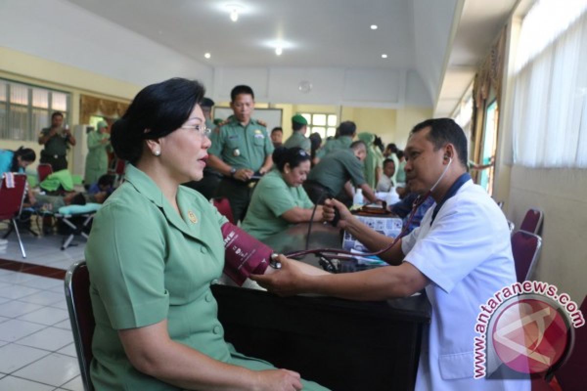 Persit Kartika Chandra Kirana Korem donor darah