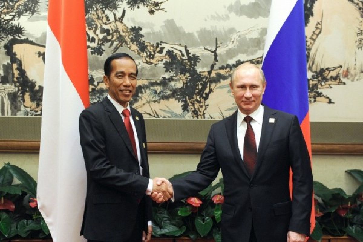 Putin juga beri ucapan selamat kepada Jokowi