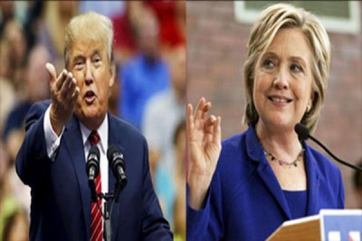 Hasil Jajak Pendapat: Hillary Ungguli Trump