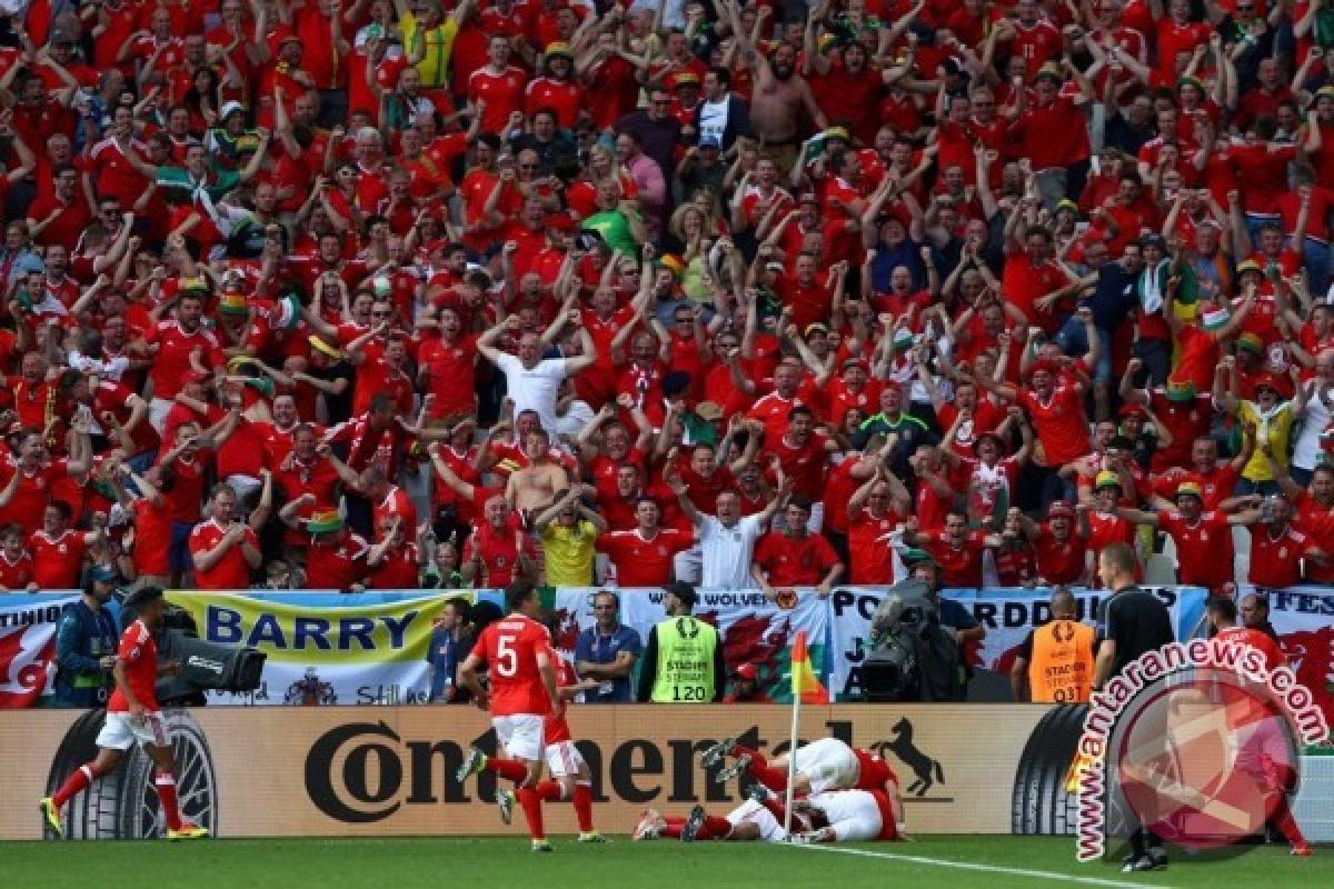 Euro 2016 - Kiprah Laga Perdana Lima Tim Debutan, Wales Terbaik