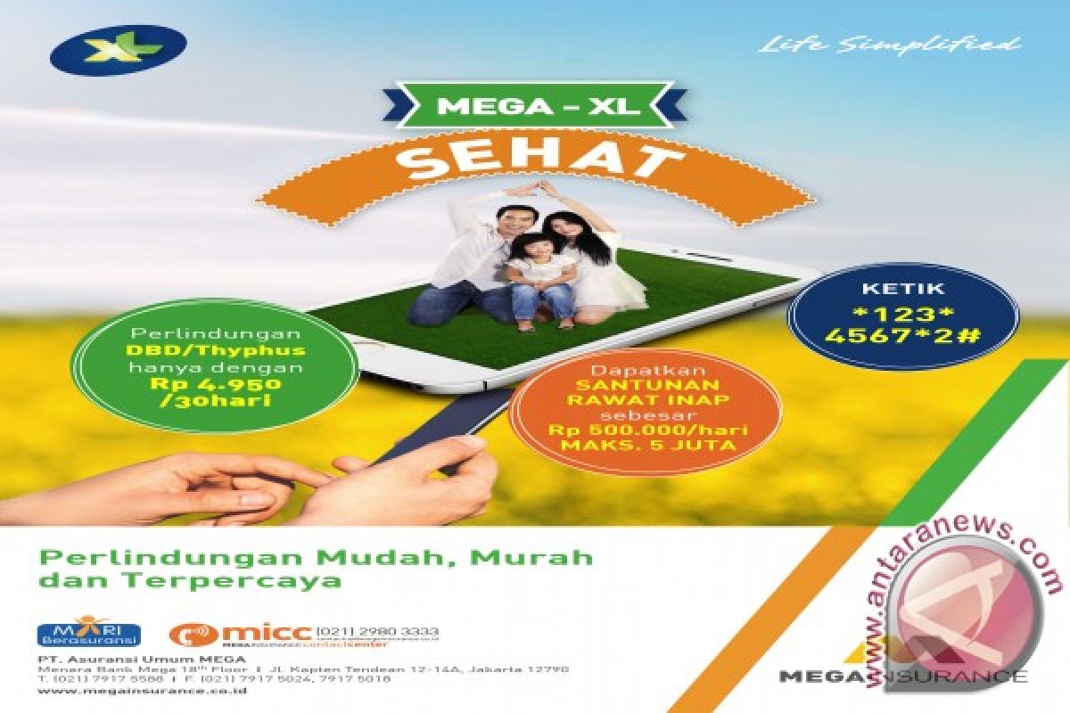 XL-Asuransi Umum Mega sediakan asuransi demam berdarah