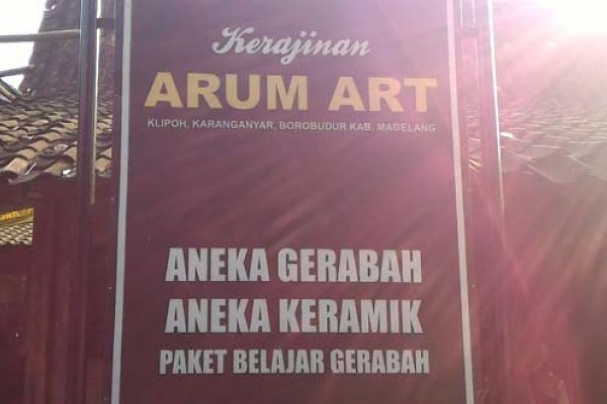 Desa Gerabah Klipoh Borobudur Ramai Wisman