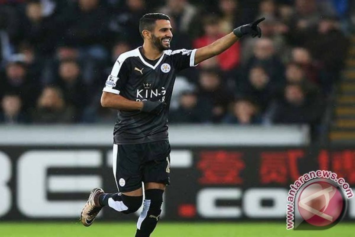 Arsenal Kepincut Pemain Leicester Riyad Mahrez