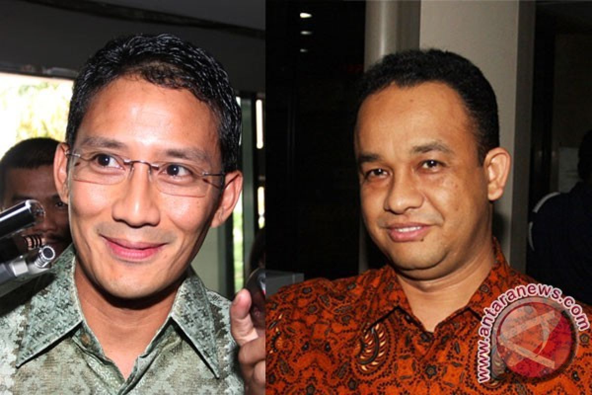 Anies-Sandiaga bertemu di Rumah Prabowo