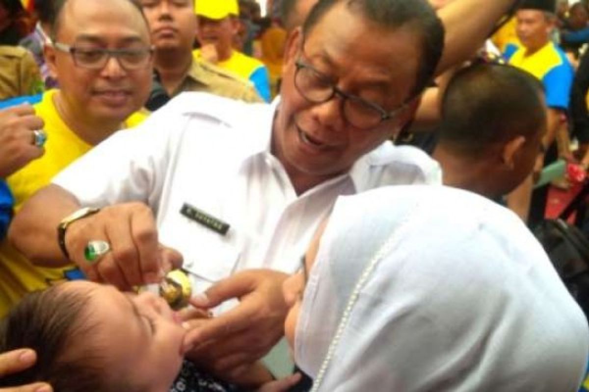 67.463 Balita Ikuti PIN Polio, Bupati: Pertahankan Status Eradikasi Rohil