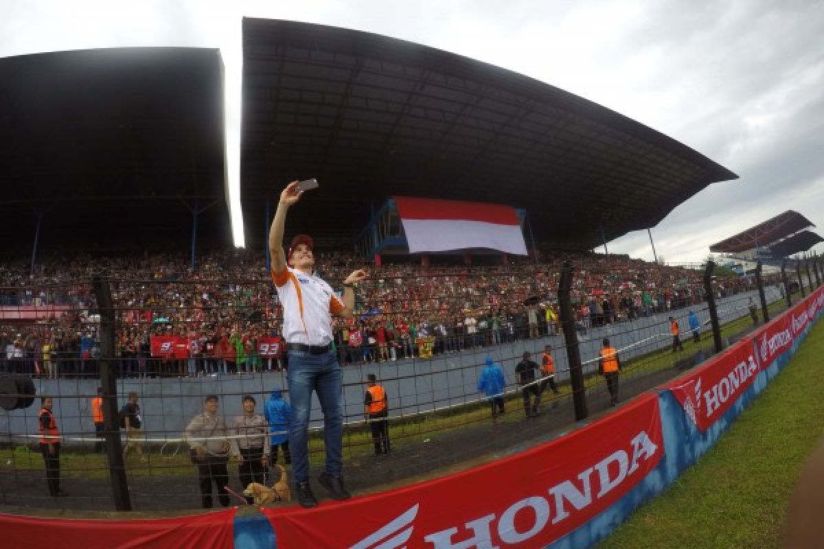 Marquez-Pedrosa Jajal Honda Indonesia di Sentul