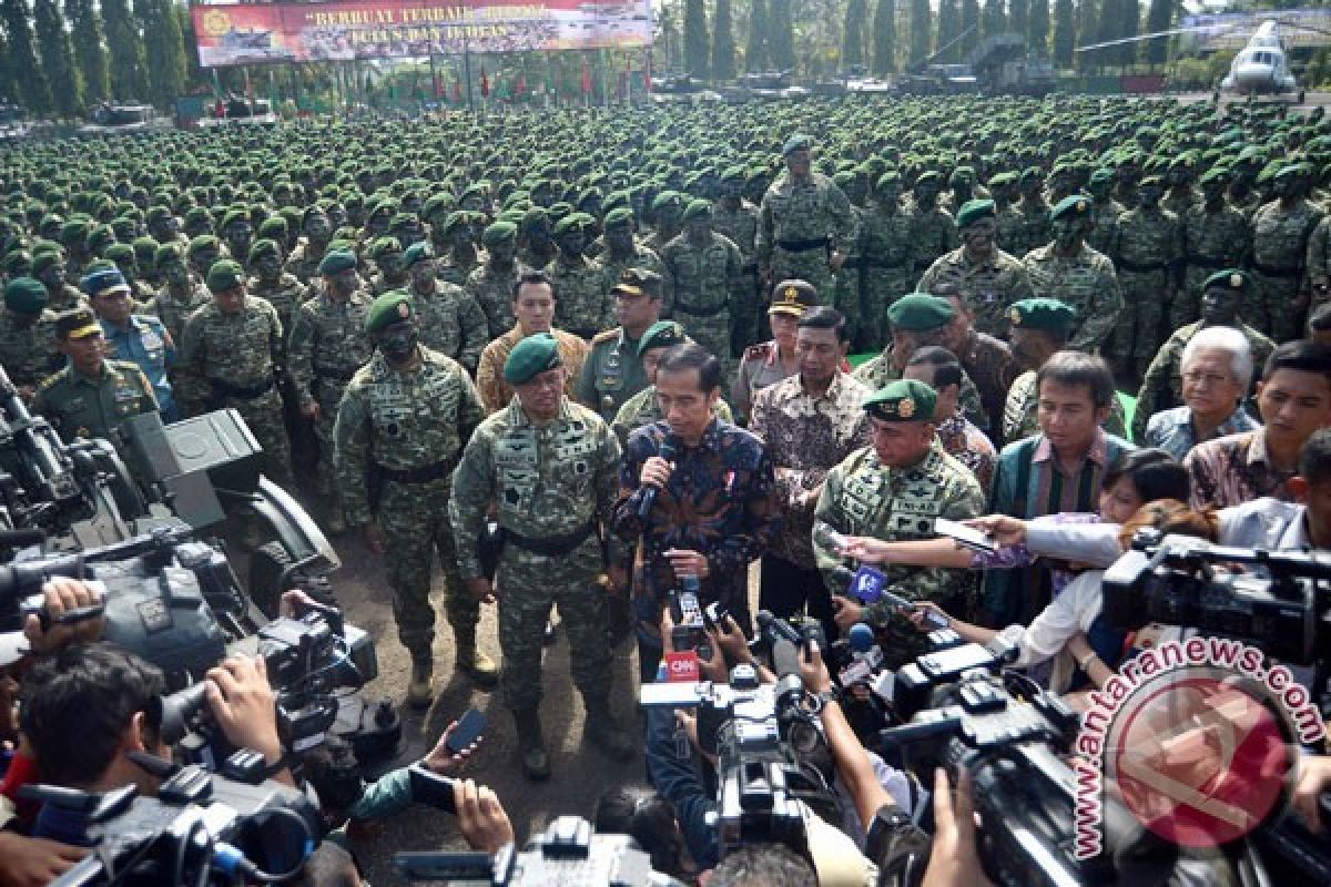 Presiden Perintahkan Prajurit Kostrad jaga Kesatuan Bangsa