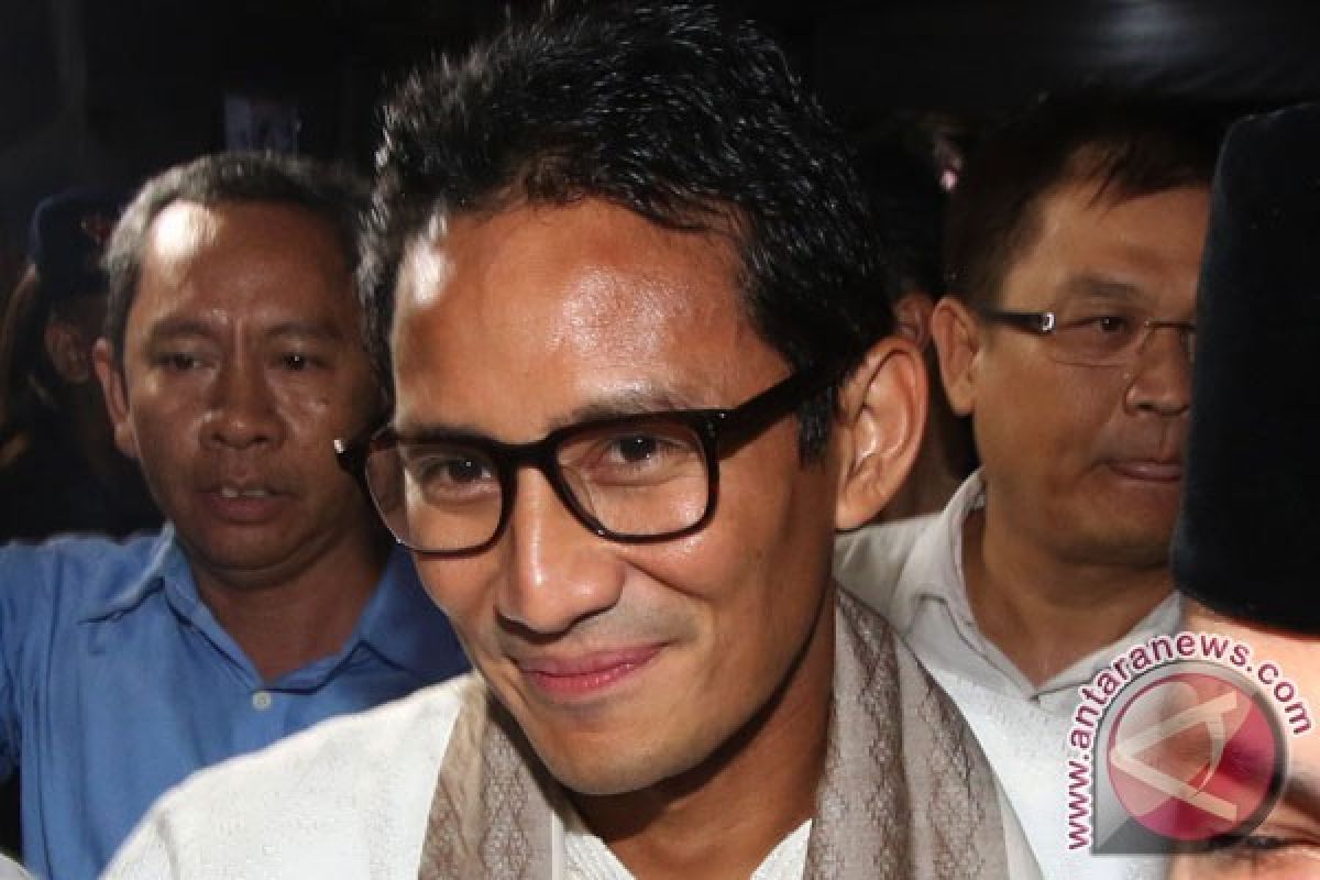 Pesinetron Helmalia Putri temani Sandiaga Berkampanye