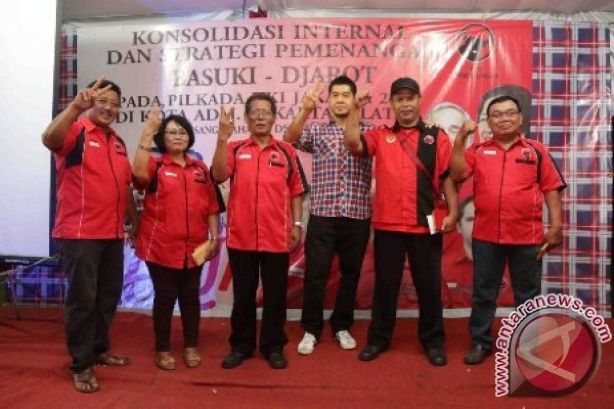 Ratusan Kader PDIP siap Menangkan Ahok-Djarot