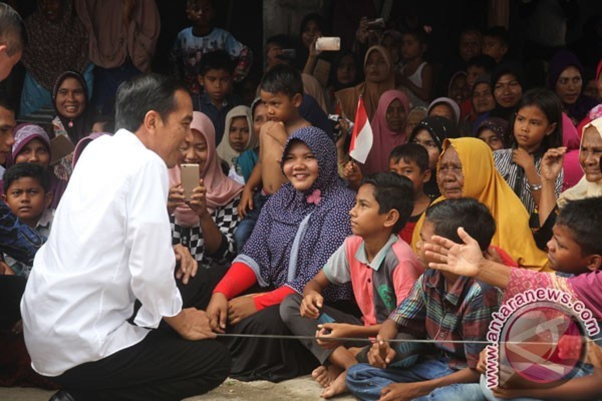 Presiden Nilai Penanganan Korban Bencana Gempa Bumi Pidie sangat baik