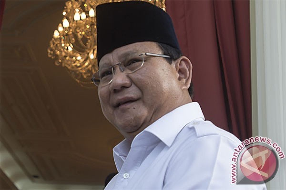 Ketua Umum Partai Gerindra Prabowo Ragukan Hasil Lembaga Survei