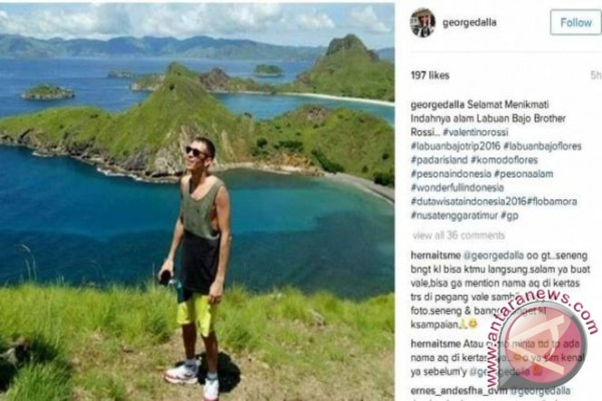 Rossi Jajaki Destinasi Unggulan di Labuan Bajo