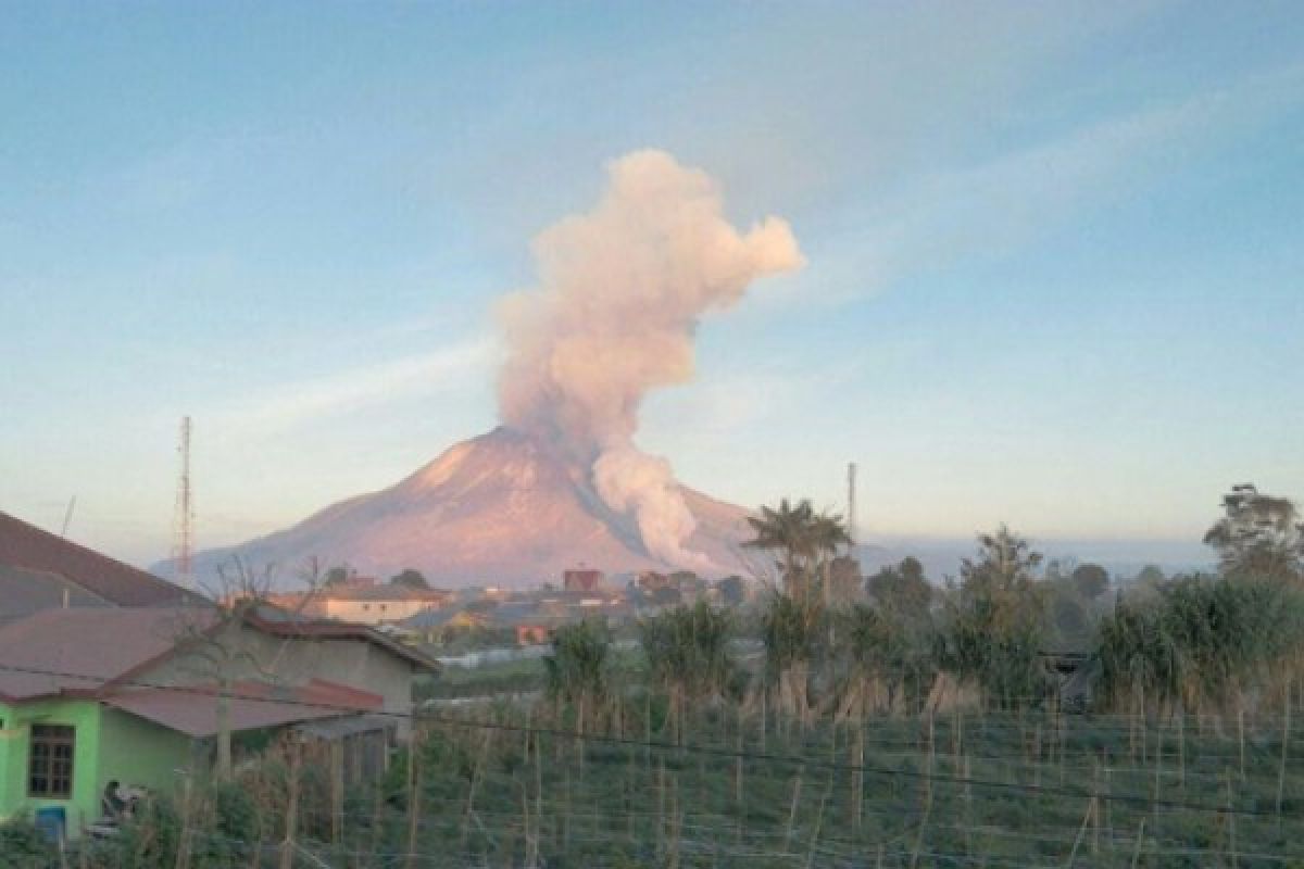 Gunung Sinabung Terus Meletus