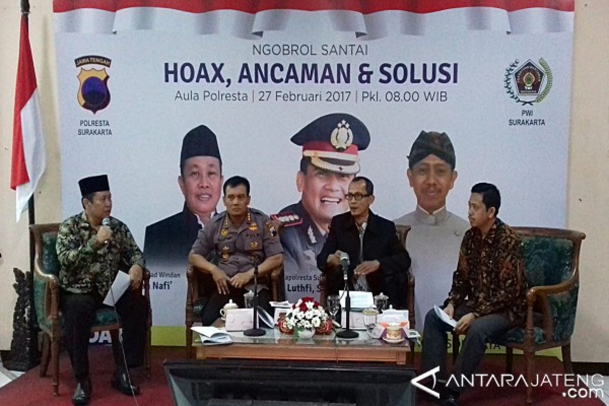 Polresta Libatkan Tim Cyber Crime Atasi Hoax