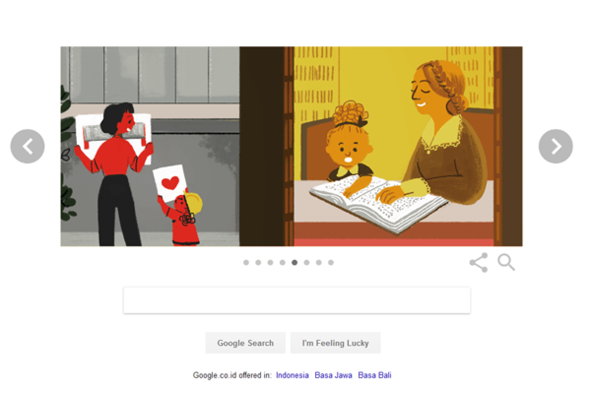 13 Perempuan Hebat pada Google Doodle Edisi Hari Perempuan Internasional