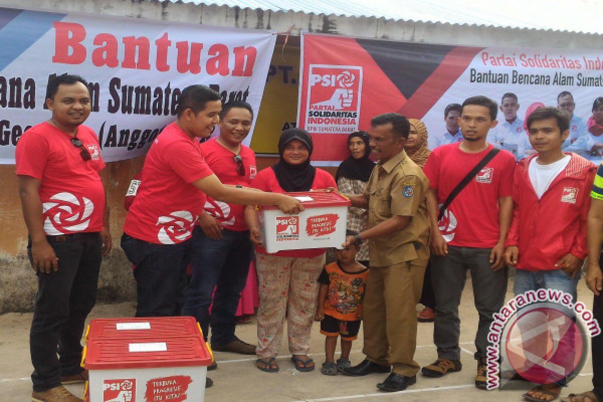 PSI Salurkan Bantuan Korban Bencana Limapuluh Kota