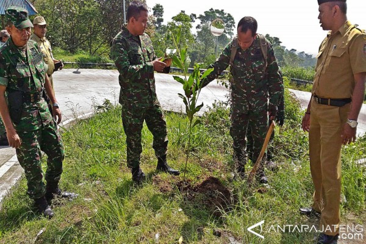 Jalur SSB Sasaran Penghijauan Anggota Kodim Boyolali