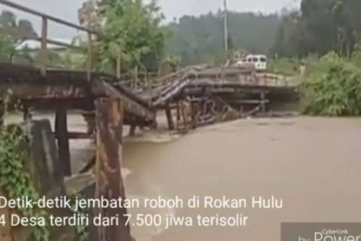 Intensitas hujan di daerah banjir Riau tinggi, terutama daerah banjir Rohul