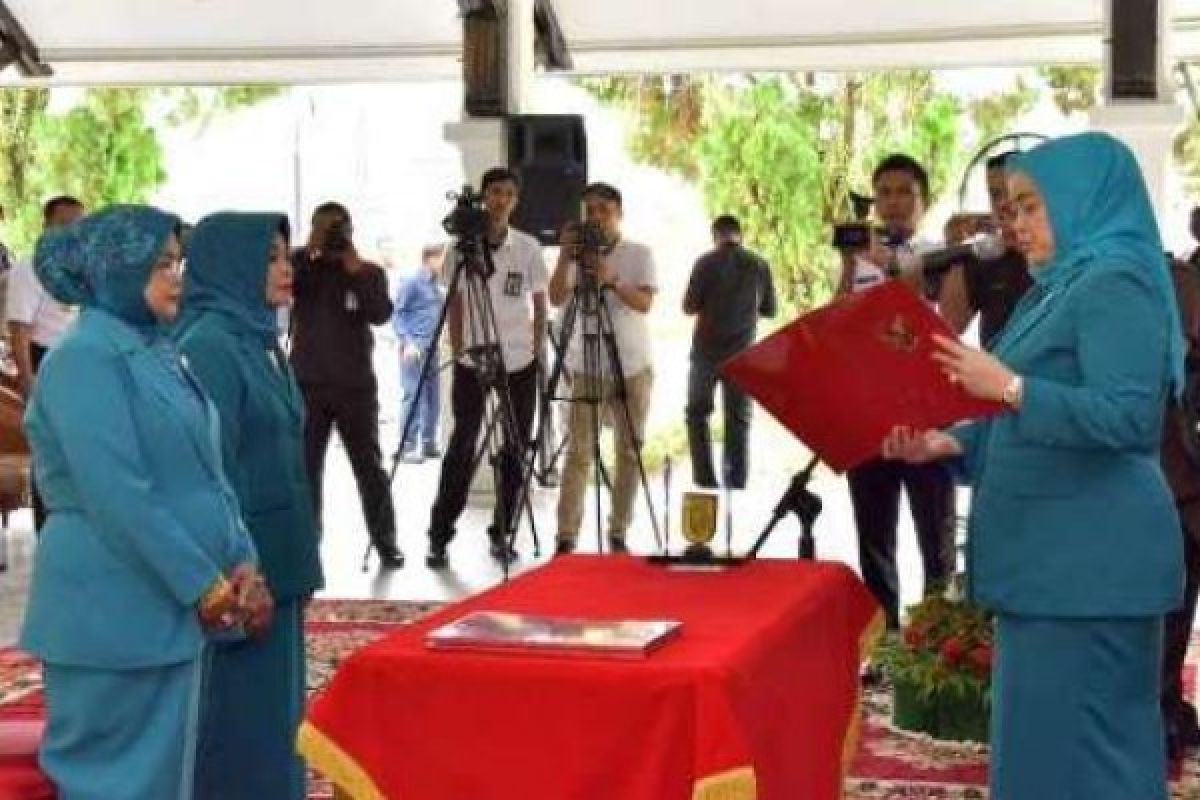 Nuraini Aziz Resmi Menjabat Ketua TP-PKK Kabupaten Kampar 