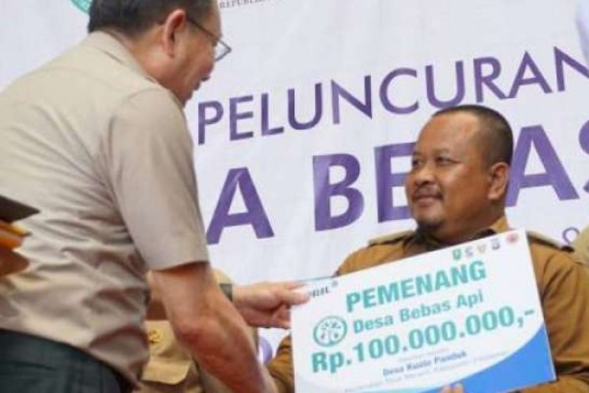 Sukses Terapkan Program Bebas Karhutla, Delapan Desa Terima Rp100 Juta 