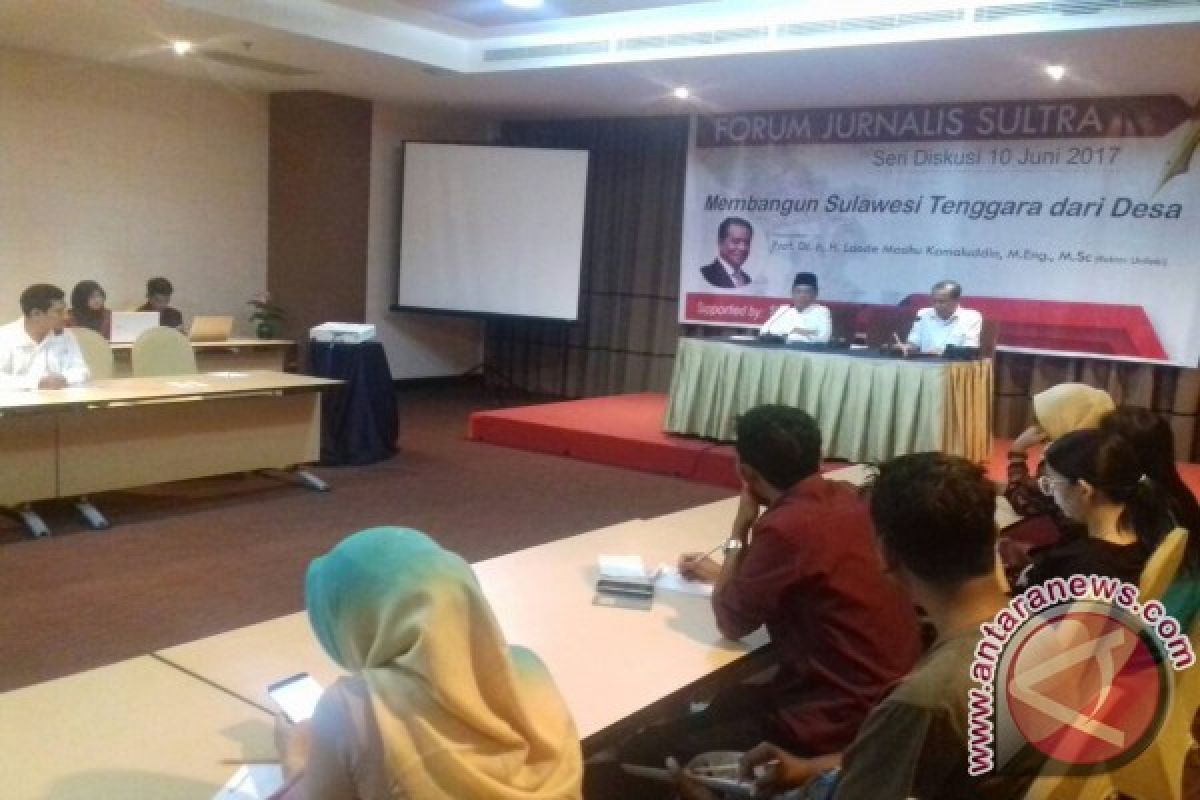 Jurnalis Gelar Diskusi "Membangun Sultra Dari Desa" 