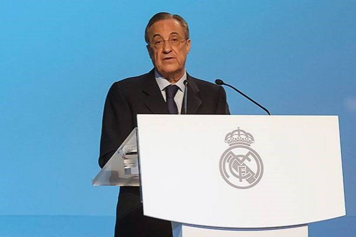 Presiden Real Florentino Perez positif terpapar COVID-19