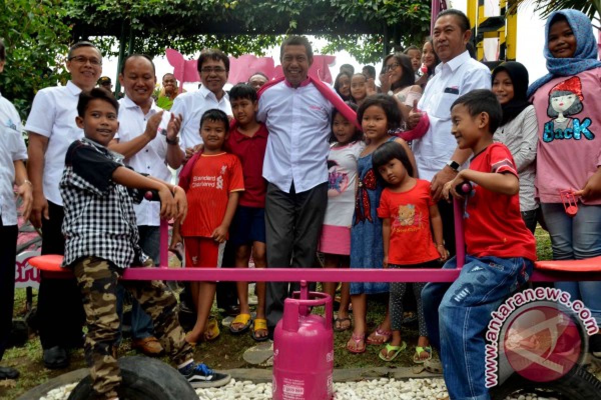 Ledok Tukangan Yogyakarta menjadi "Kampoeng Bright Gas"