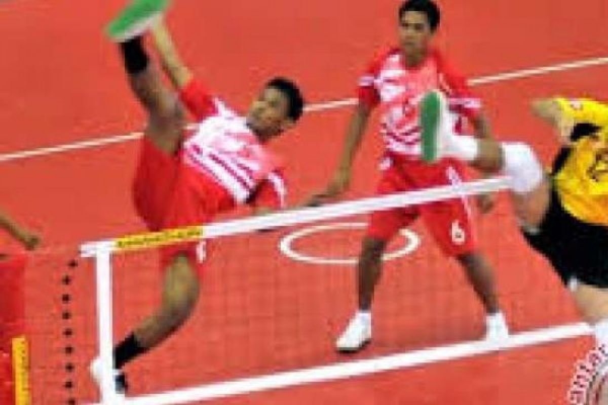  Indonesia Raih Perak di Tim Regu Putra Takraw