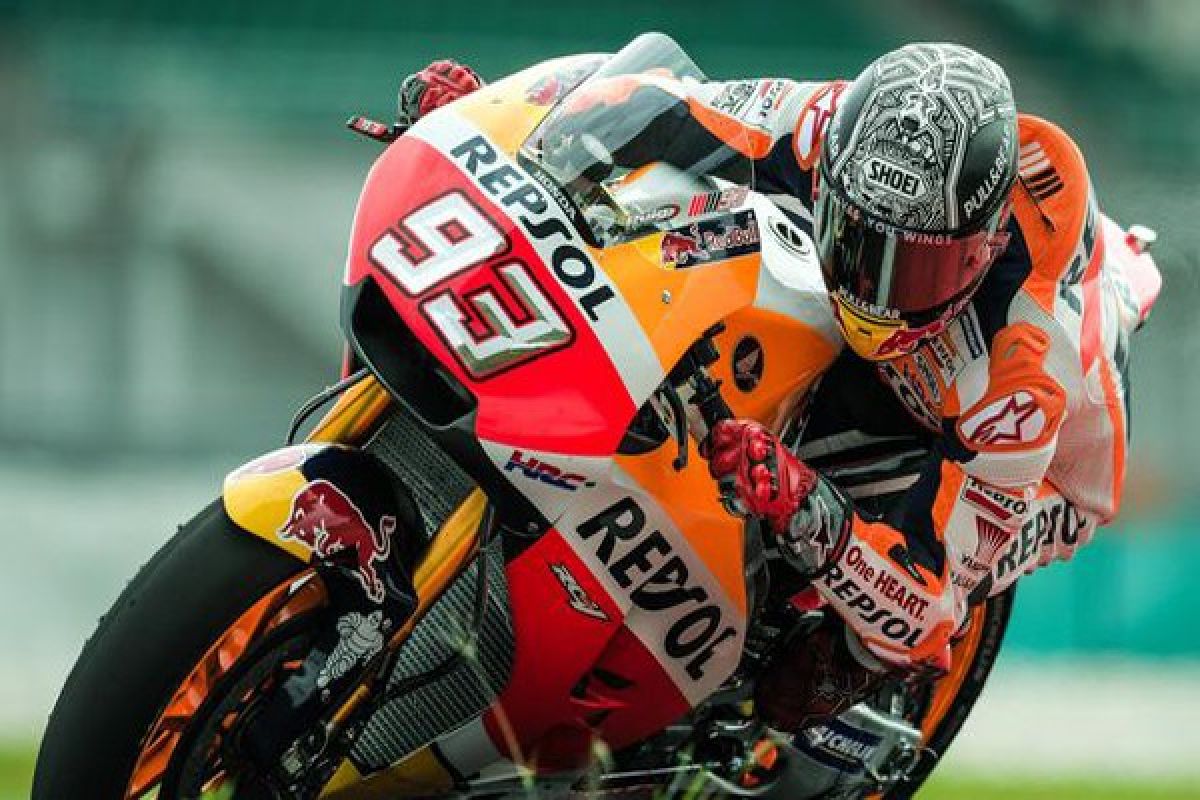 Marquez dikalahkan Quartararo di sesi pemanasan GP Catalunya